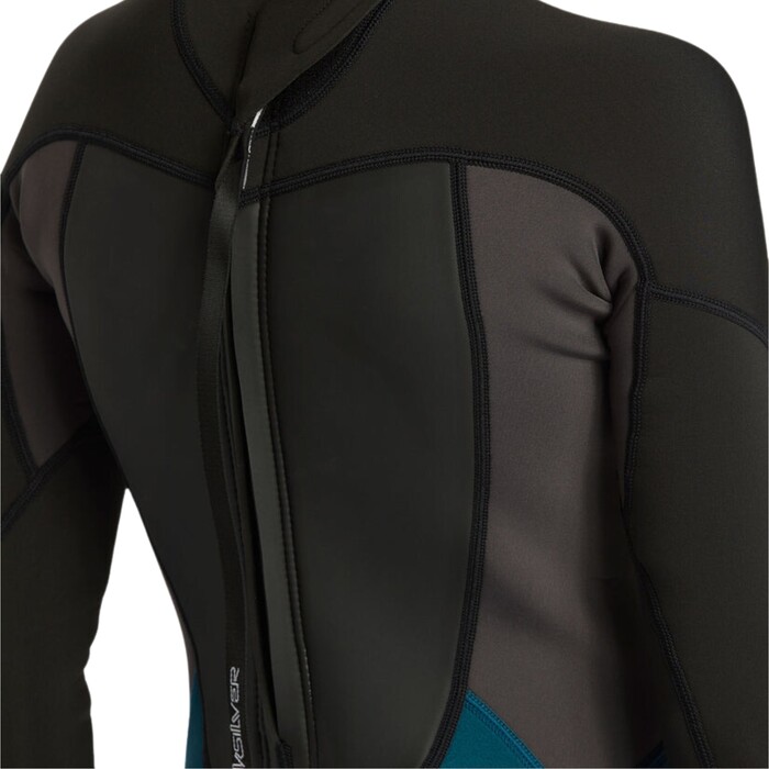 2024 Quiksilver Junior Prologue 5/4/3mm Back Zip Wetsuit EQBW103118 - Midnight Turquoise